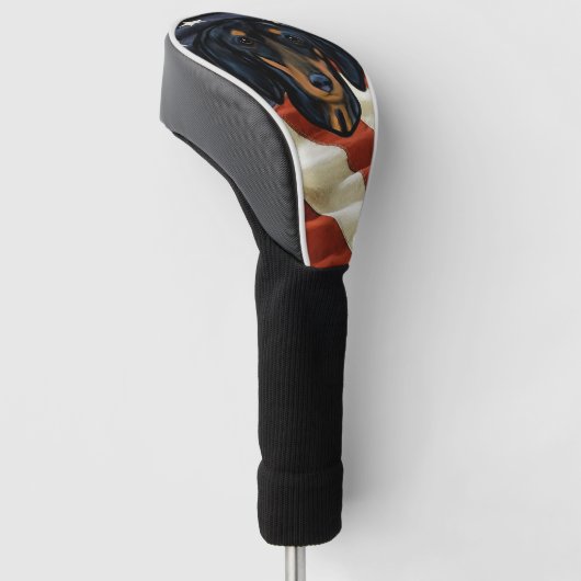 DACHSHUND GOLFHEADCOVER (Schuin)