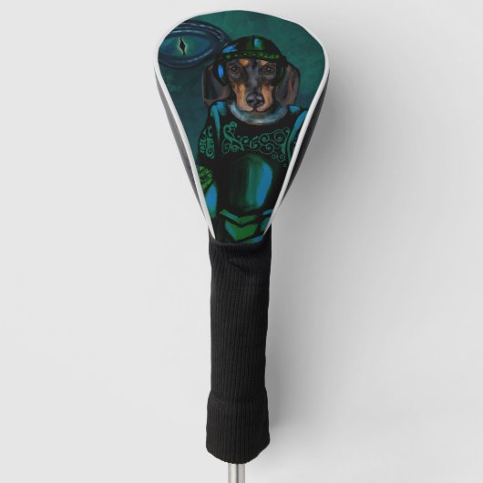 Dachshund Golfheadcover (Voorkant)
