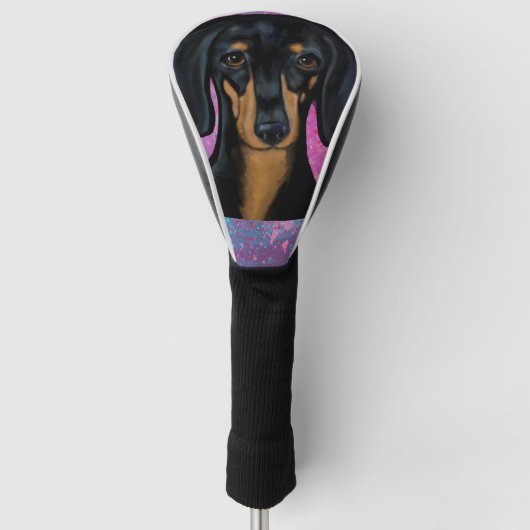 Dachshund Golfheadcover (Voorkant)