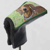 Dachshund Golfheadcover (3/4 voorkant)