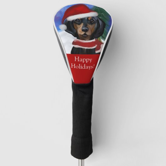 Dachshund Golfheadcover (Voorkant)