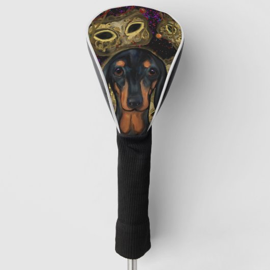 Dachshund Golfheadcover (Voorkant)
