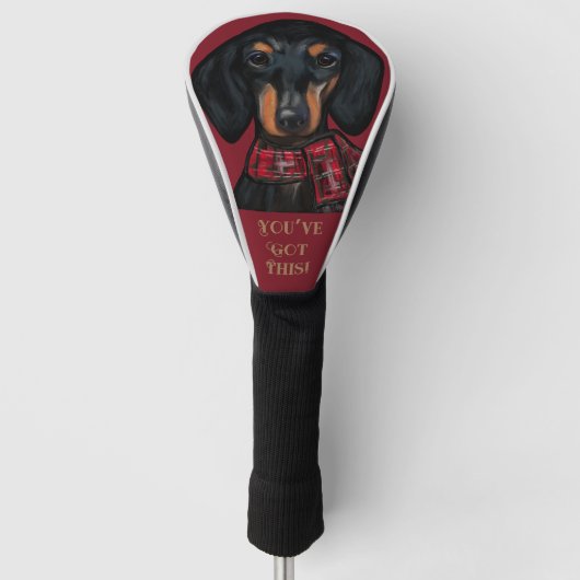DACHSHUND GOLFHEADCOVER (Voorkant)