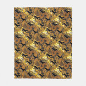 Dachshund Goud Fleece Deken (Voorkant)