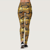 Dachshund Goud Leggings (Achterkant)