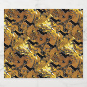 Dachshund Goud Likeurfles Etiket (Enkel label)