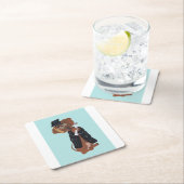 Dachshund Graduate Kartonnen Onderzetters (Insitu)