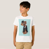 Dachshund Graduate T-shirt (Voorkant volledig)