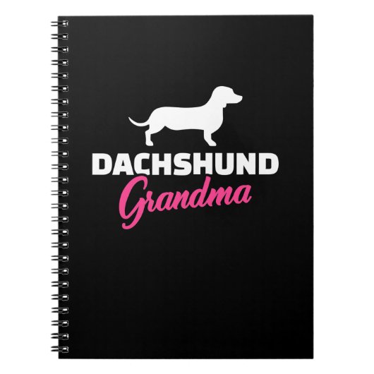 Dachshund Grandma Notitieboek (Voorkant)