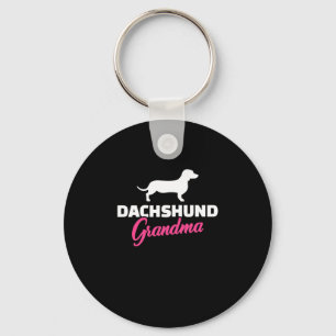 Dachshund Grandma Sleutelhanger