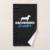 Dachshund Grandpa Handdoek (Handdoek)