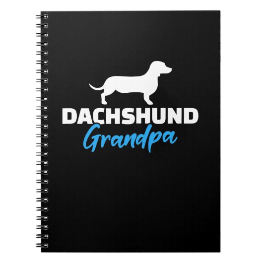 Dachshund Grandpa Notitieboek (Voorkant)