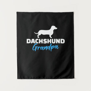 Dachshund Grandpa Wandkleed