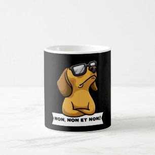 Dachshund grappig Stubborn Dog Koffiemok