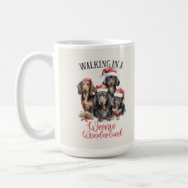 Dachshund Grappige Kerst Hond Koffiemok