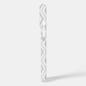 Dachshund + Gray Chevron Case-Mate iPhone Case (Achterkant / Links)