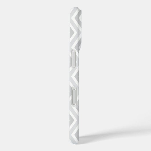 Dachshund + Gray Chevron Case-Mate iPhone Case (Achterkant / Rechts)