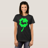 Dachshund Green Leaf C T-shirt (Voorkant volledig)