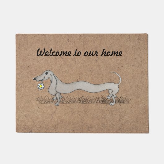 Dachshund Groomer Veterinarian Deat Deurmat (Voorkant)