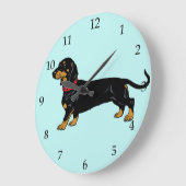 dachshund grote klok (Hoek)