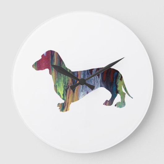dachshund grote klok (Voorkant)
