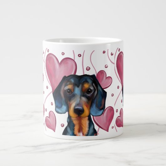 Dachshund grote koffiekop (Voorkant)