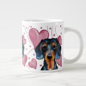 Dachshund grote koffiekop (Rechts)