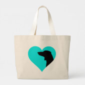 Dachshund Grote Tote Bag (Achterkant)