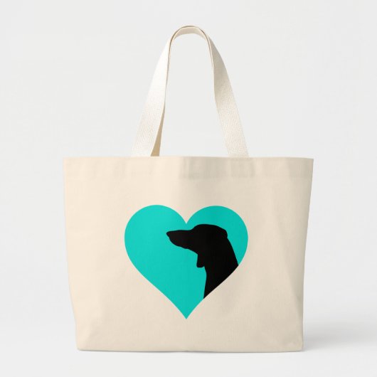 Dachshund Grote Tote Bag (Voorkant)