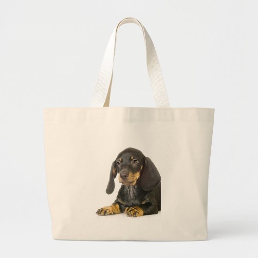 Dachshund Grote Tote Bag (Voorkant)