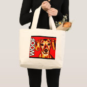 Dachshund Grote Tote Bag (Voorkant (product))