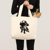 Dachshund Grote Tote Bag (Voorkant (product))