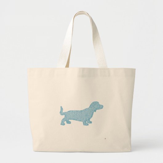 Dachshund Grote Tote Bag (Voorkant)