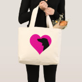 Dachshund Grote Tote Bag (Voorkant (product))