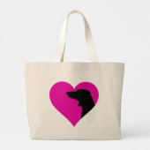 Dachshund Grote Tote Bag (Achterkant)
