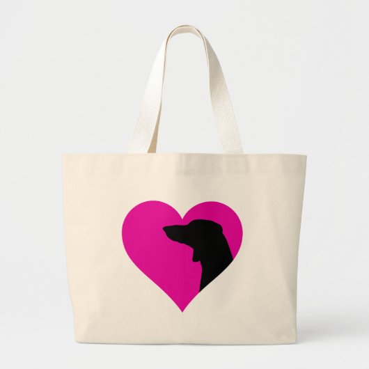 Dachshund Grote Tote Bag (Voorkant)