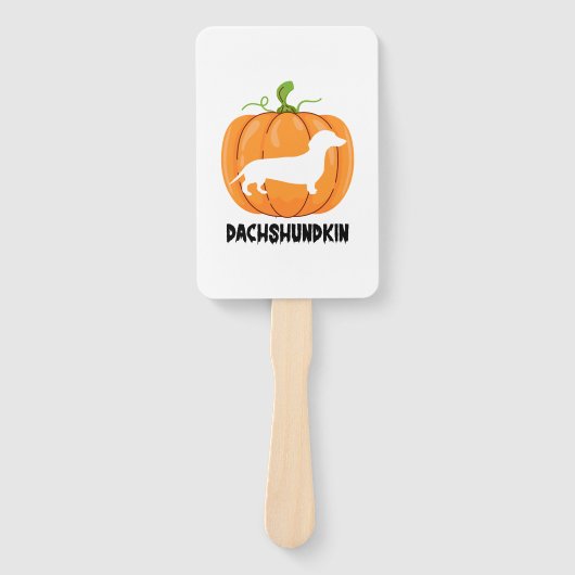 Dachshund Halloween Dog Handwaaier (Voorkant)