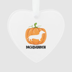 Dachshund Halloween Dog Ornament