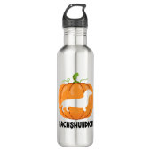 Dachshund Halloween Dog Waterfles (Voorkant)