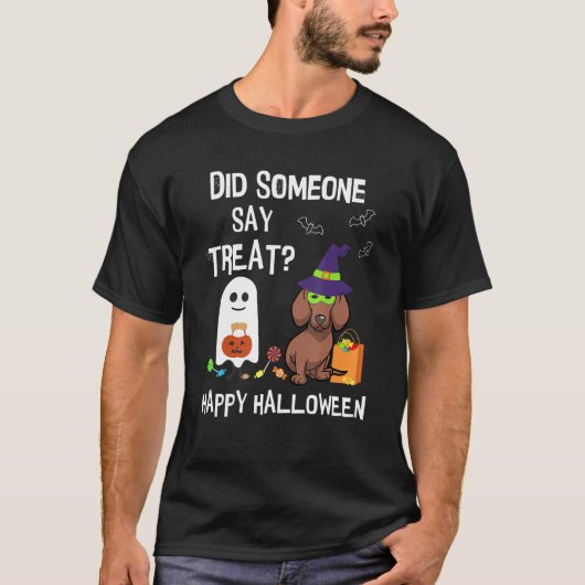 Dachshund Halloween Doxie Dachshund Halloween T-shirt (Voorkant)