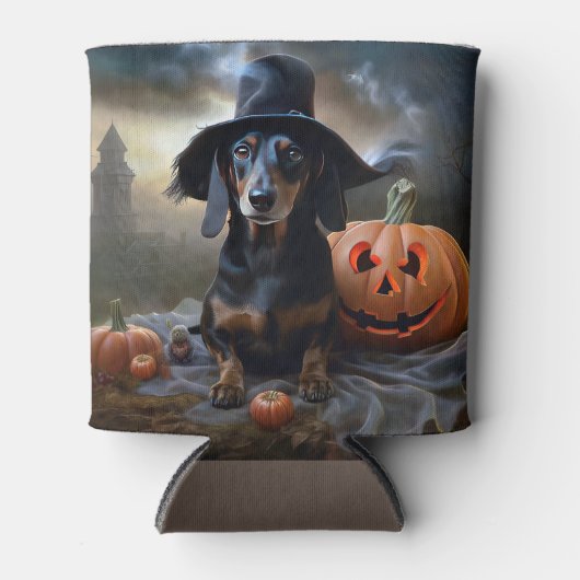 Dachshund Halloween eng Blikjeskoeler (Voorkant)