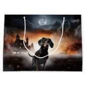 Dachshund Halloween eng Groot Cadeauzakje (Voorkant)