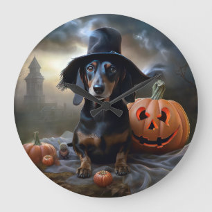 Dachshund Halloween eng Grote Klok