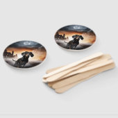 Dachshund Halloween eng Handwaaier (Niet-gemonteerd)