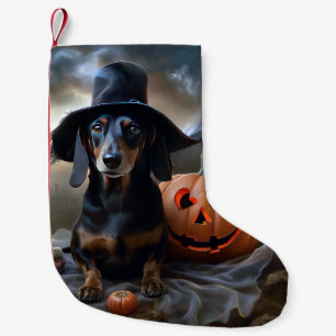 Dachshund Halloween eng Kleine Kerstsok