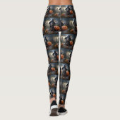 Dachshund Halloween eng Leggings (Achterkant)