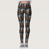 Dachshund Halloween eng Leggings (Voorkant)