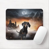 Dachshund Halloween eng Muismat (Met muis)