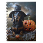 Dachshund Halloween eng Notitieboek (Voorkant)
