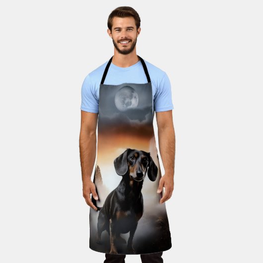 Dachshund Halloween eng Schort (Gedragen)